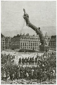 Vendômen pylväs, 1800-luku (bw-kaiverrus)